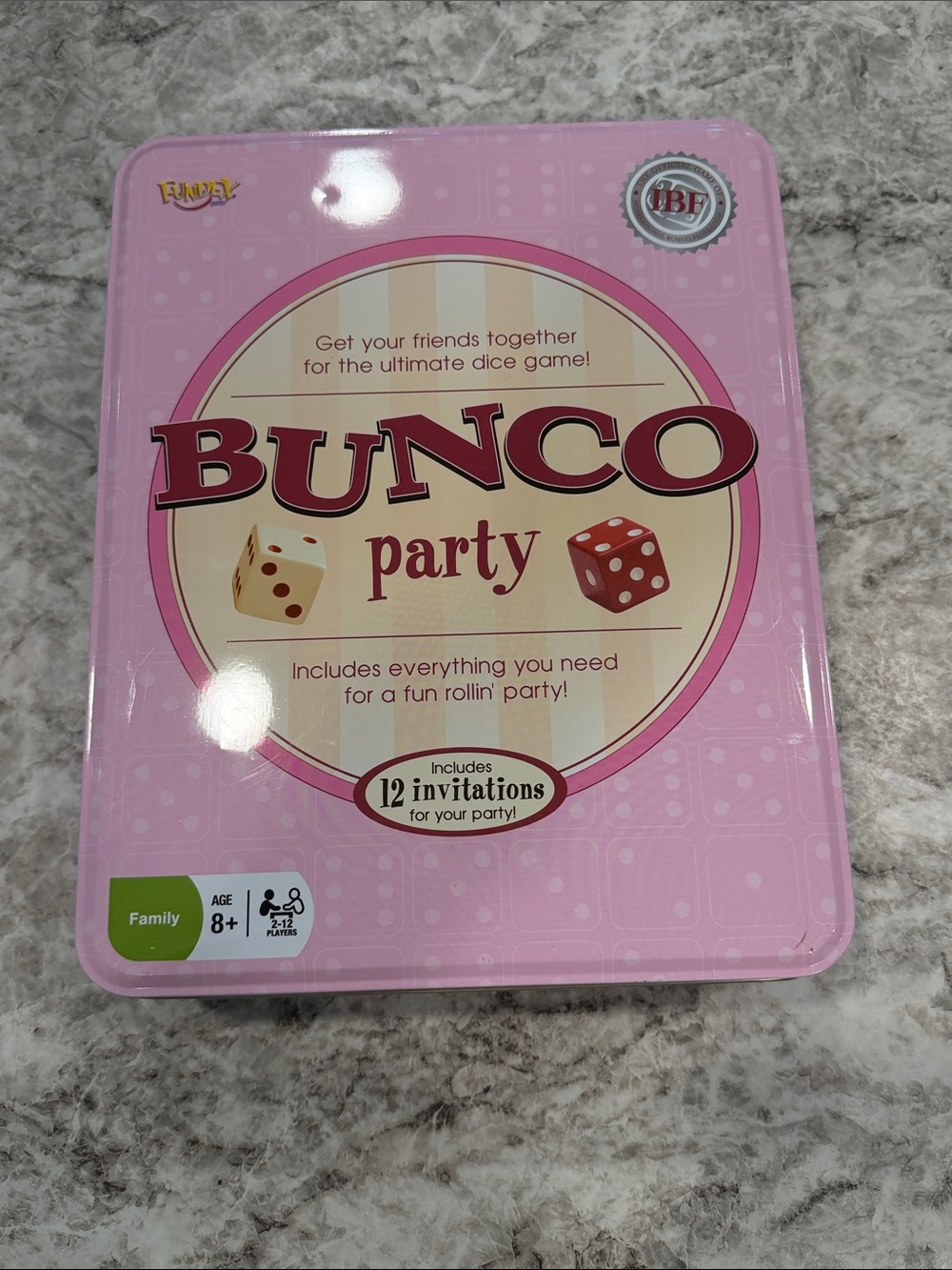 Bunco Party Dice Game